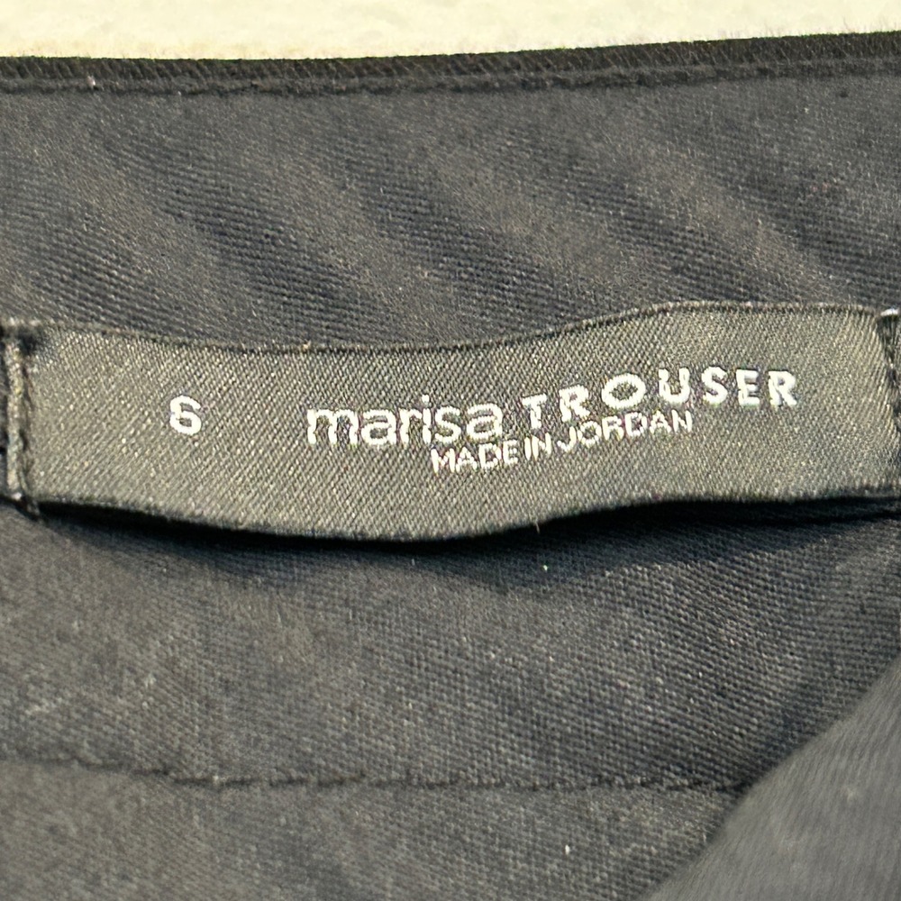 LOFT Marisa Trousers Black Straight Leg Career Pants Womens Size 6‎ - Picture 6 of 12